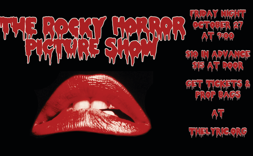 Cult Classic Alert: “The Rocky Horror Picture Show” on the Big Screen…and Prop Bags Available! — Friday, October 27, 2017 at 9pm!