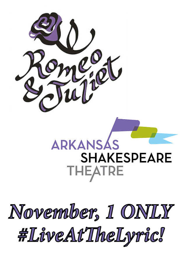Romeo and Juliet, ONE Day Only! November 1 at 7pm  #LiveAtTheLyric!