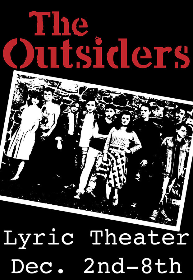 The Outsiders, December 2–7 at 7pm, December 8 at 2pm, plus school matinees! #LiveAtTheLyric!