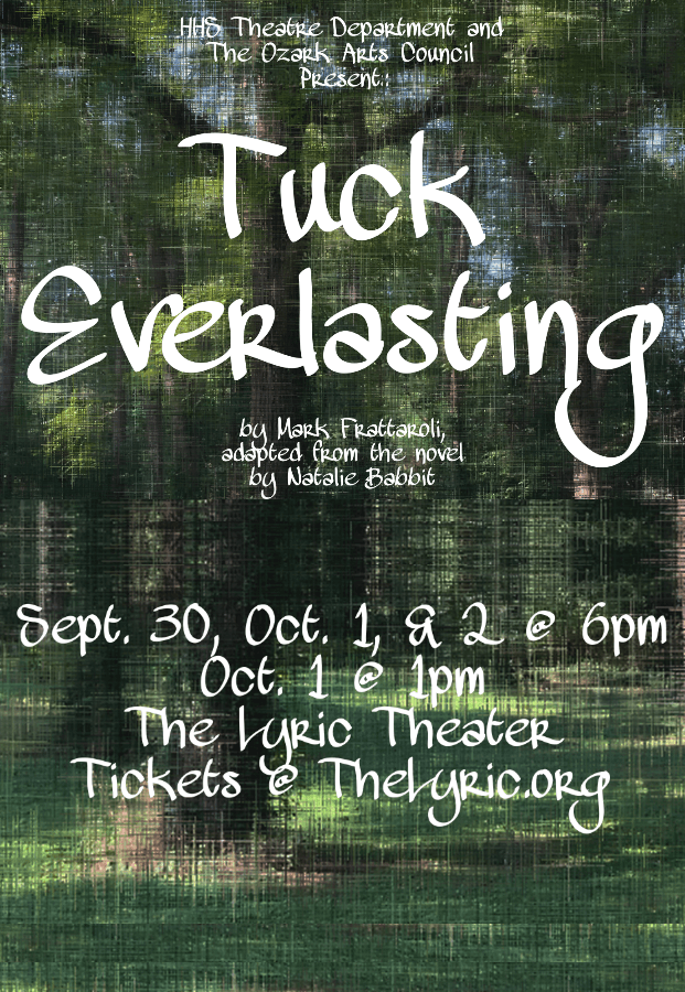HHS@TheLyric: Tuck Everlasting, September 30–October 2 at 6pm, as well as Oct. 2 at 1pm! #LiveAtTheLyric!