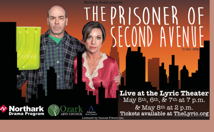 Neil Simon’s The Prisoner of 2nd Avenue, May 5–7 at 7pm, May 8 at 2pm #LiveAtTheLyric!